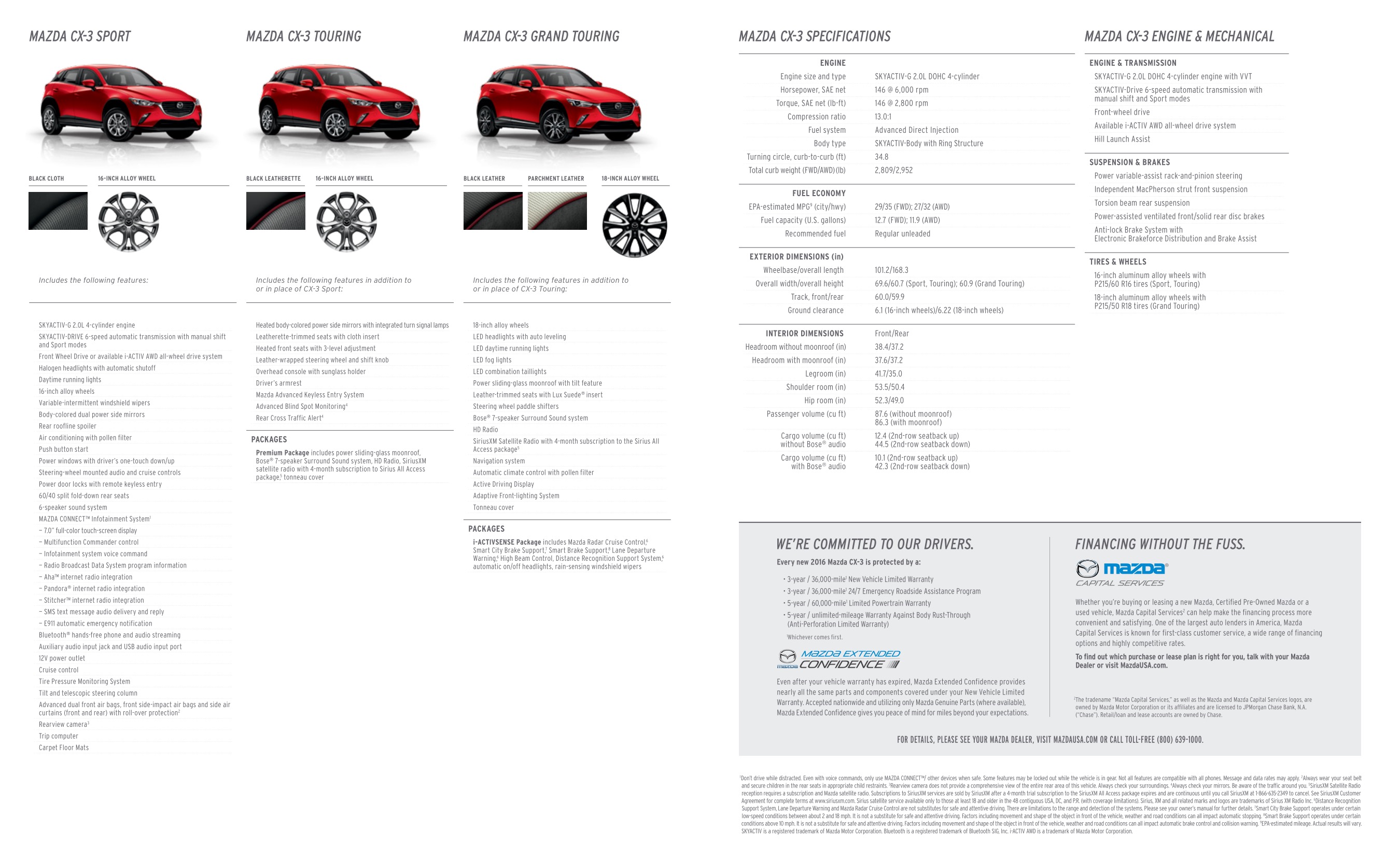 2016 Mazda CX-3 Brochure Page 17